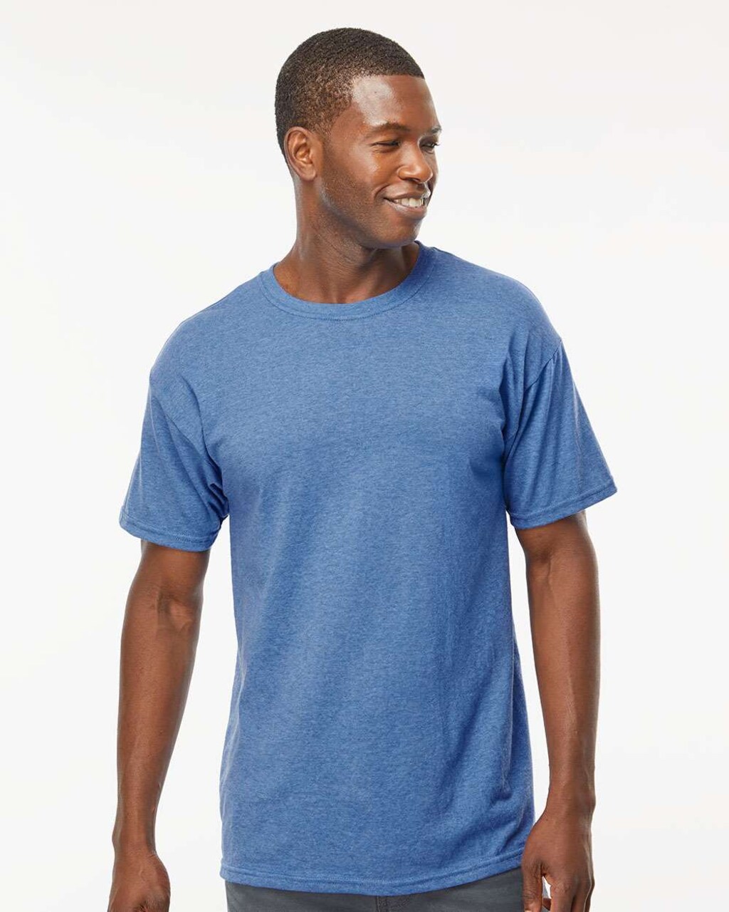 M&O Durable Double Needle Soft Touch Men's Basic Short Sleeve T-Shirt For Workwear Use